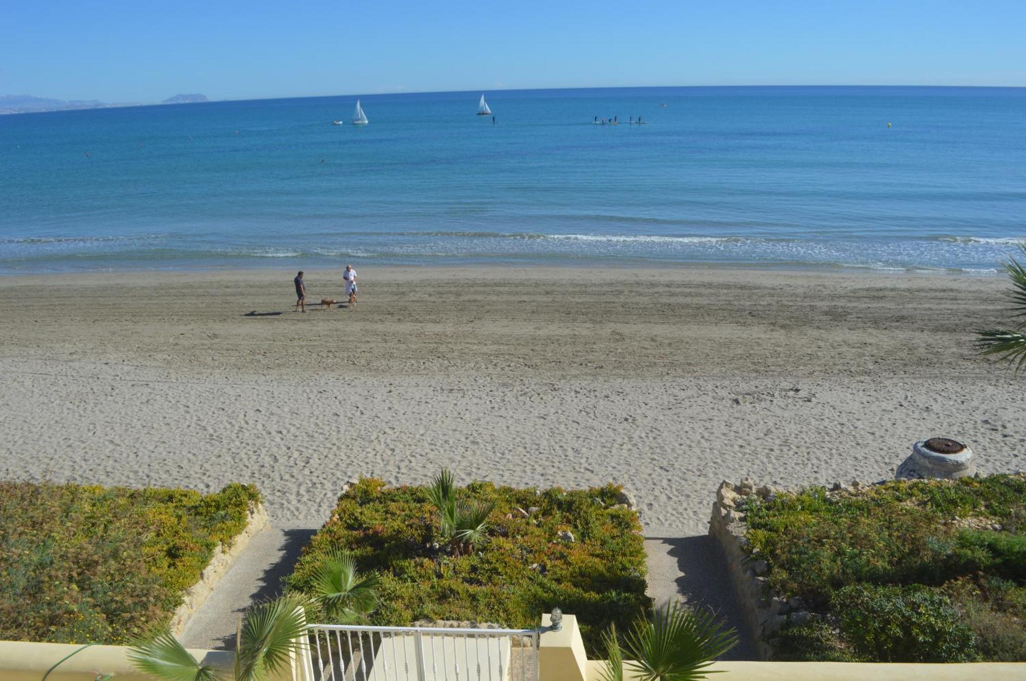 Excepcional Apartamento Loft A Pie De Playa En Chalet Roquetes Alicante Bagian luar foto
